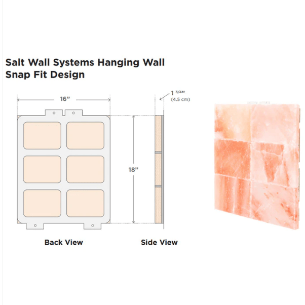 Scandia MFG Sauna Accessories Scandia Himalayan Salt Wall Panels